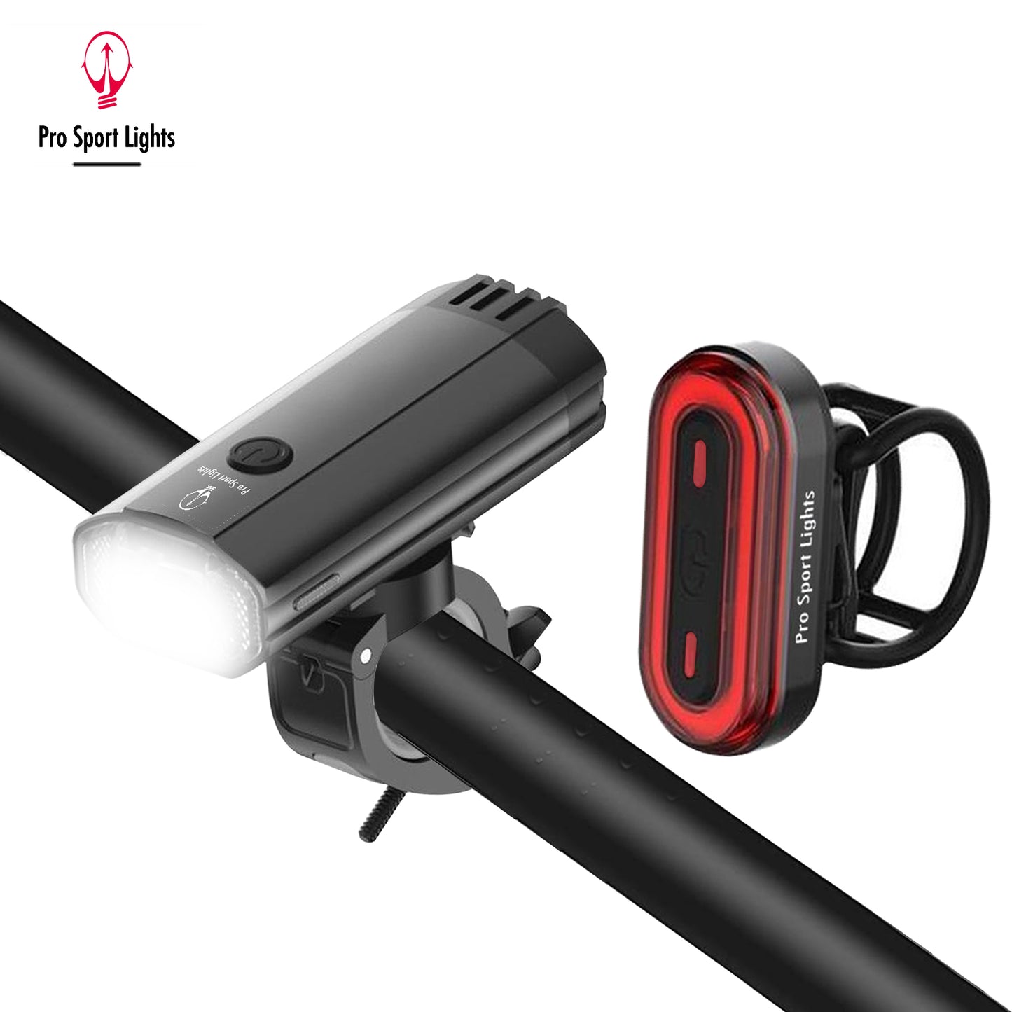 Fietsverlichting USB Oplaadbaar Pro Sport Lights 1200 Lumen