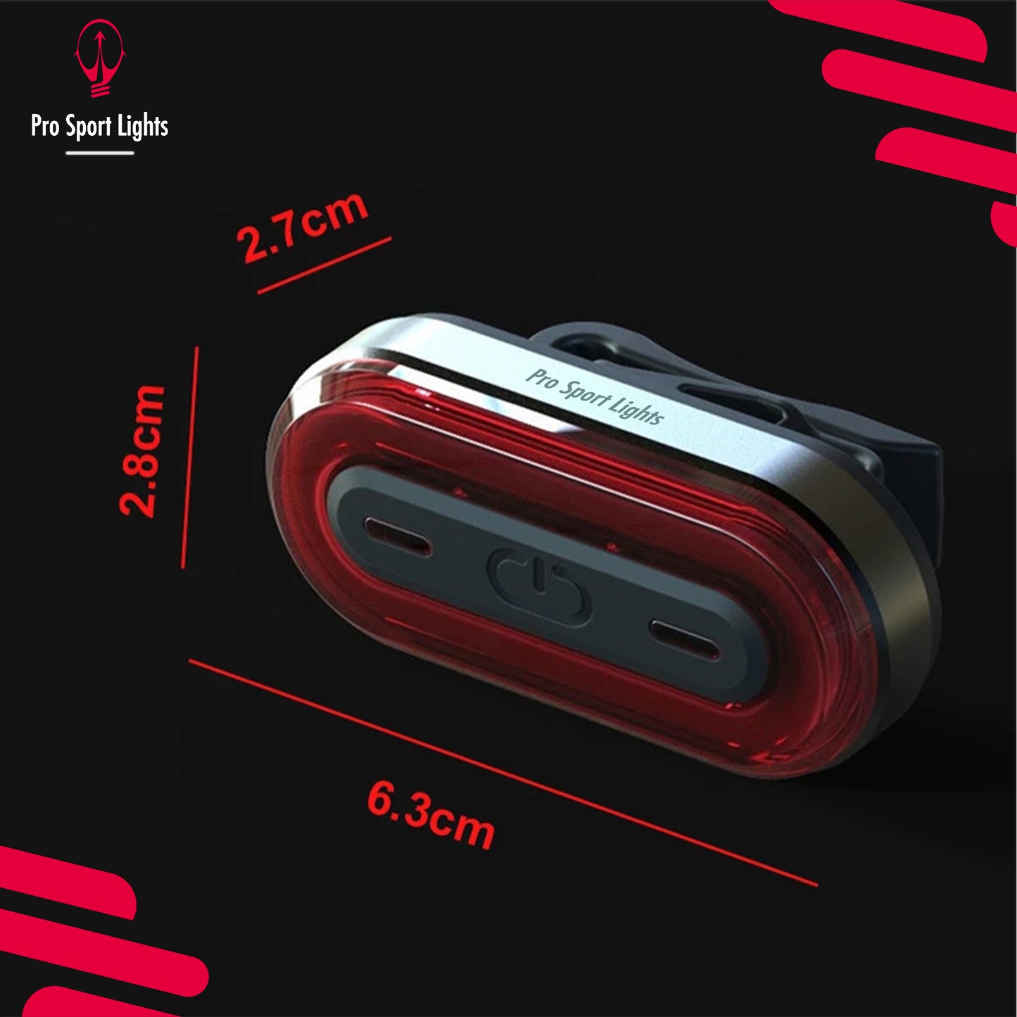 Fietsverlichting USB Oplaadbaar Pro Sport Lights 1200 Lumen