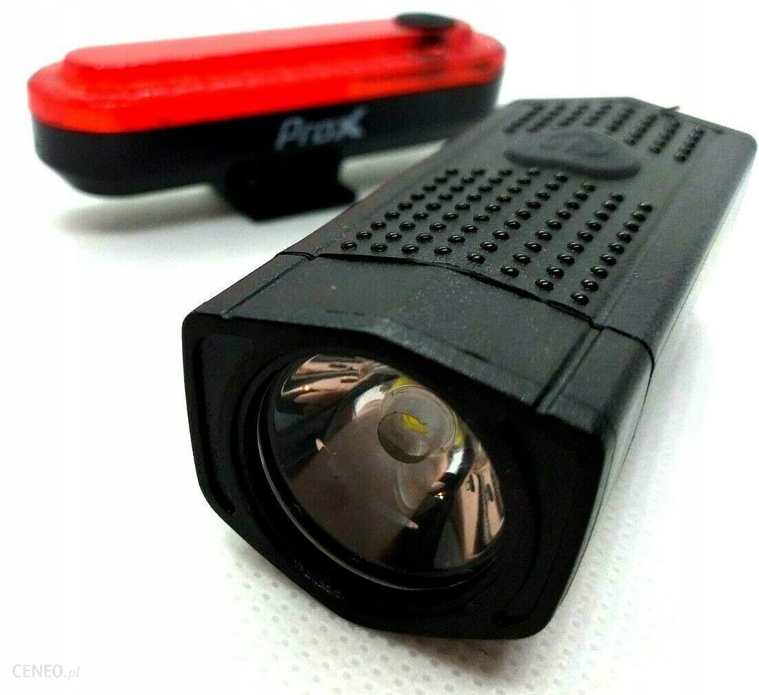 ProX LED Fietsverlichting Set - Voorlicht 300 Lumen en Achterlicht