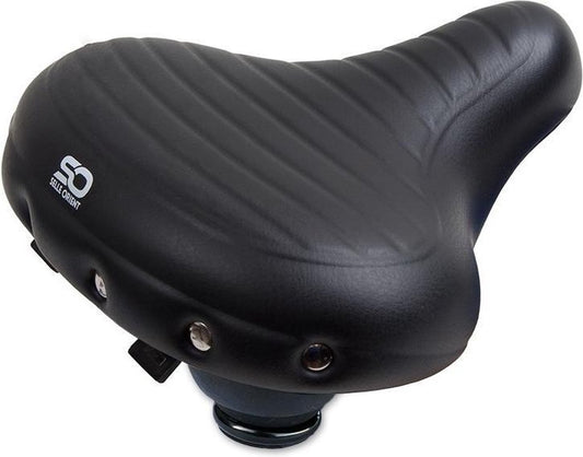 Selle Selle Orient - Élastomère Unisexe 270 x 244 Mm - Selle De Vélo Noir