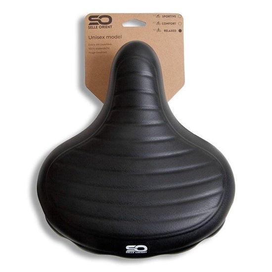 Saddle Selle Orient - Elastomer Unisex 270 x 244 Mm - Black Bicycle Saddle