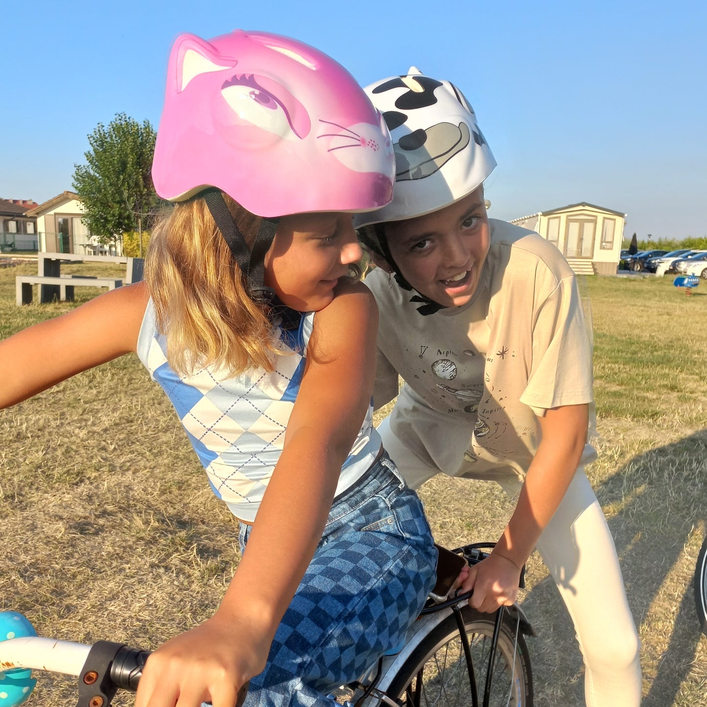 Fietshelm kinderen Meisjes - Roze Kinderfietshelm - Small 48/54cm