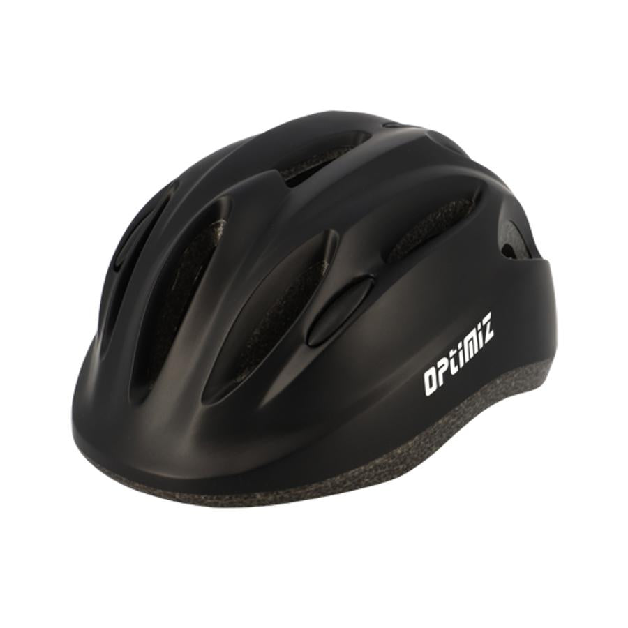 Fietshelm voor kinderen Optimiz 52-56cm - Matt Zwart