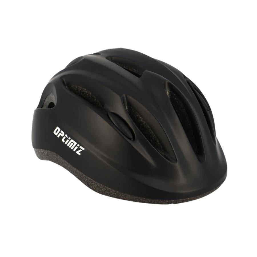 Fietshelm voor kinderen Optimiz 52-56cm - Matt Zwart