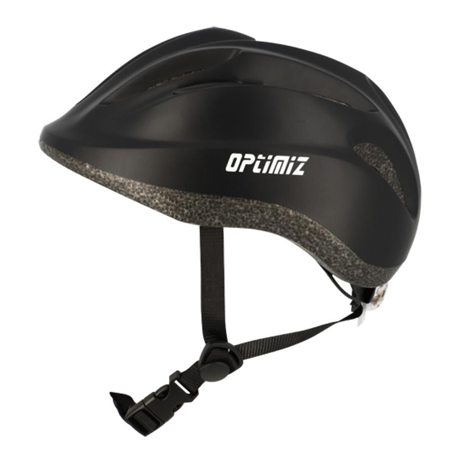 Fietshelm voor kinderen Optimiz 52-56cm - Matt Zwart