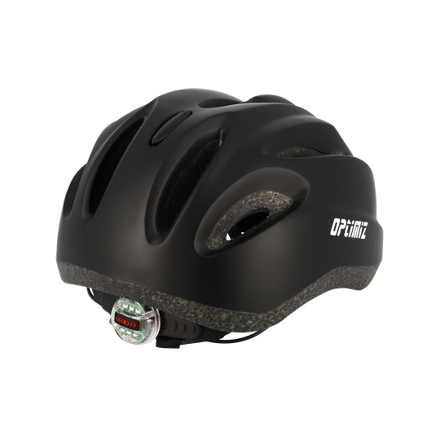 Fietshelm voor kinderen Optimiz 52-56cm - Matt Zwart