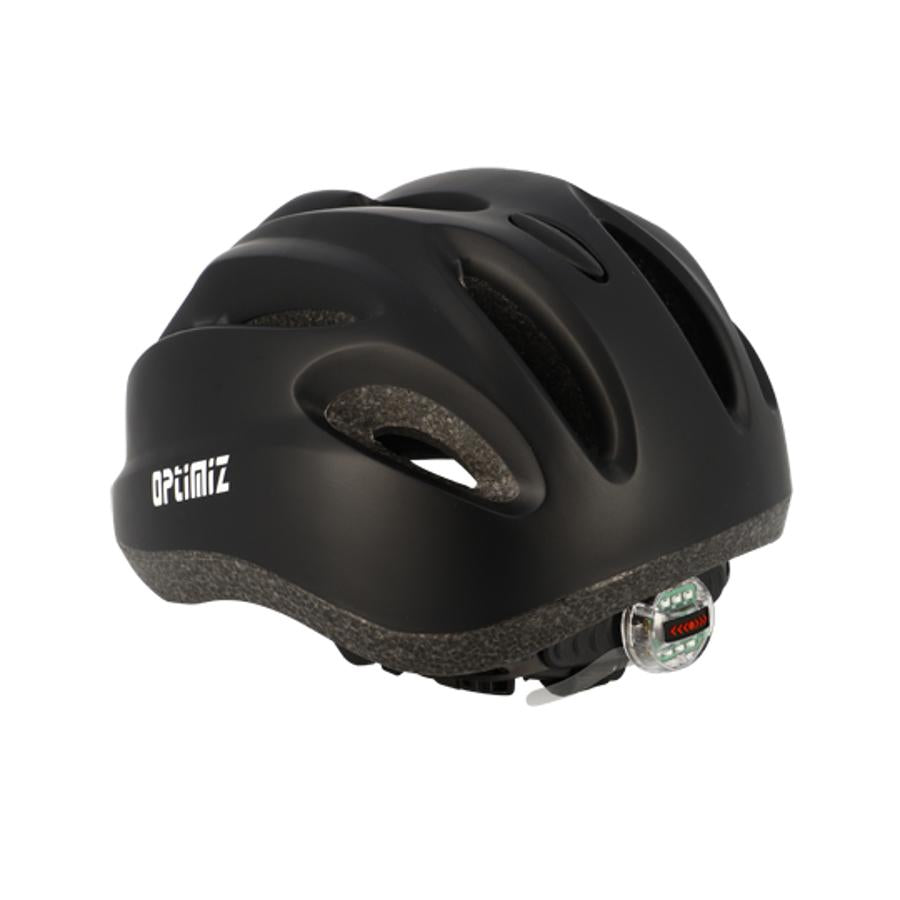 Fietshelm voor kinderen Optimiz 52-56cm - Matt Zwart