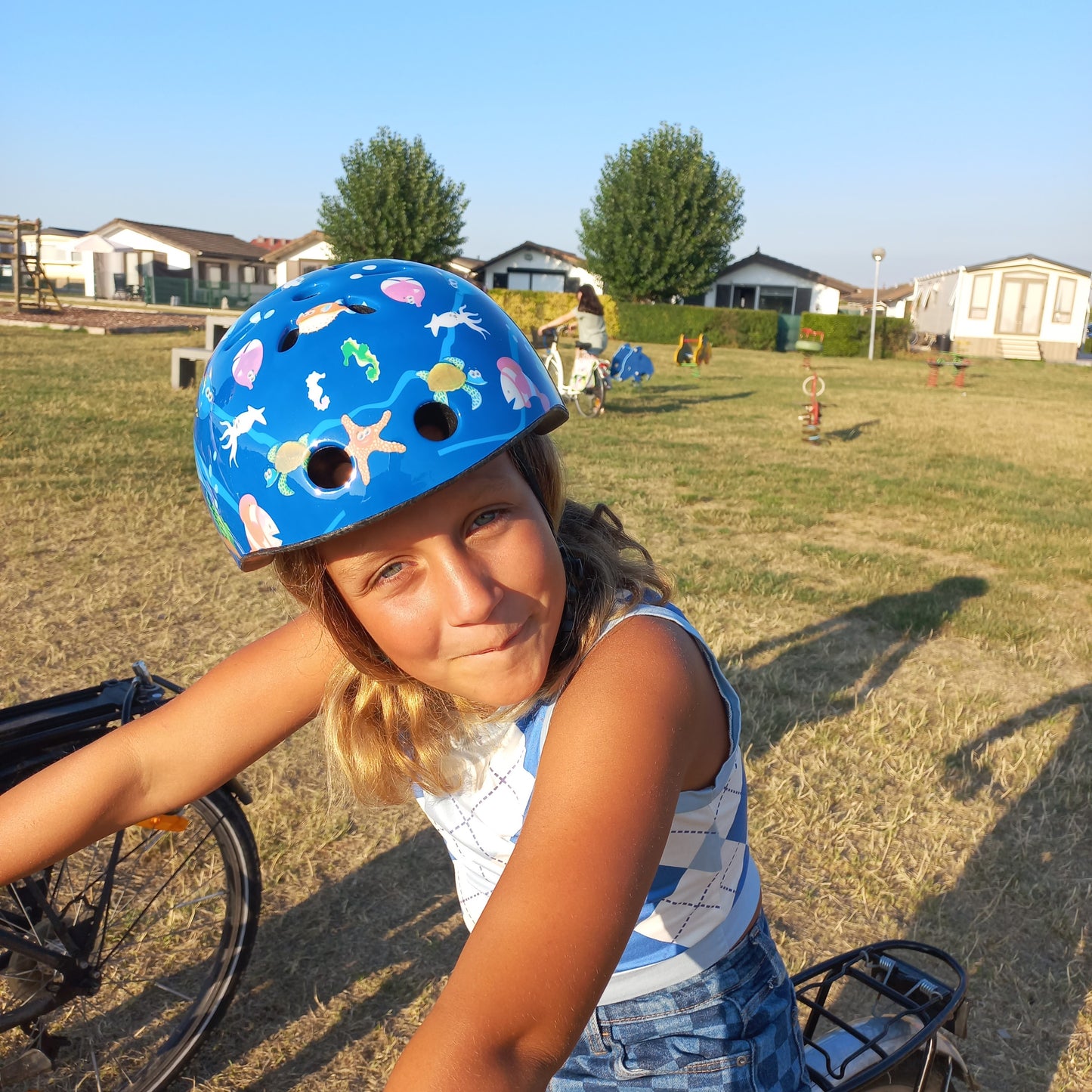 Child's bicycle helmet - Size 48/55 cm - Blue