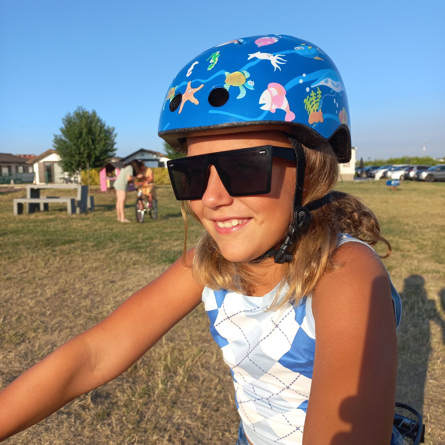 Child's bicycle helmet - Size 48/55 cm - Blue