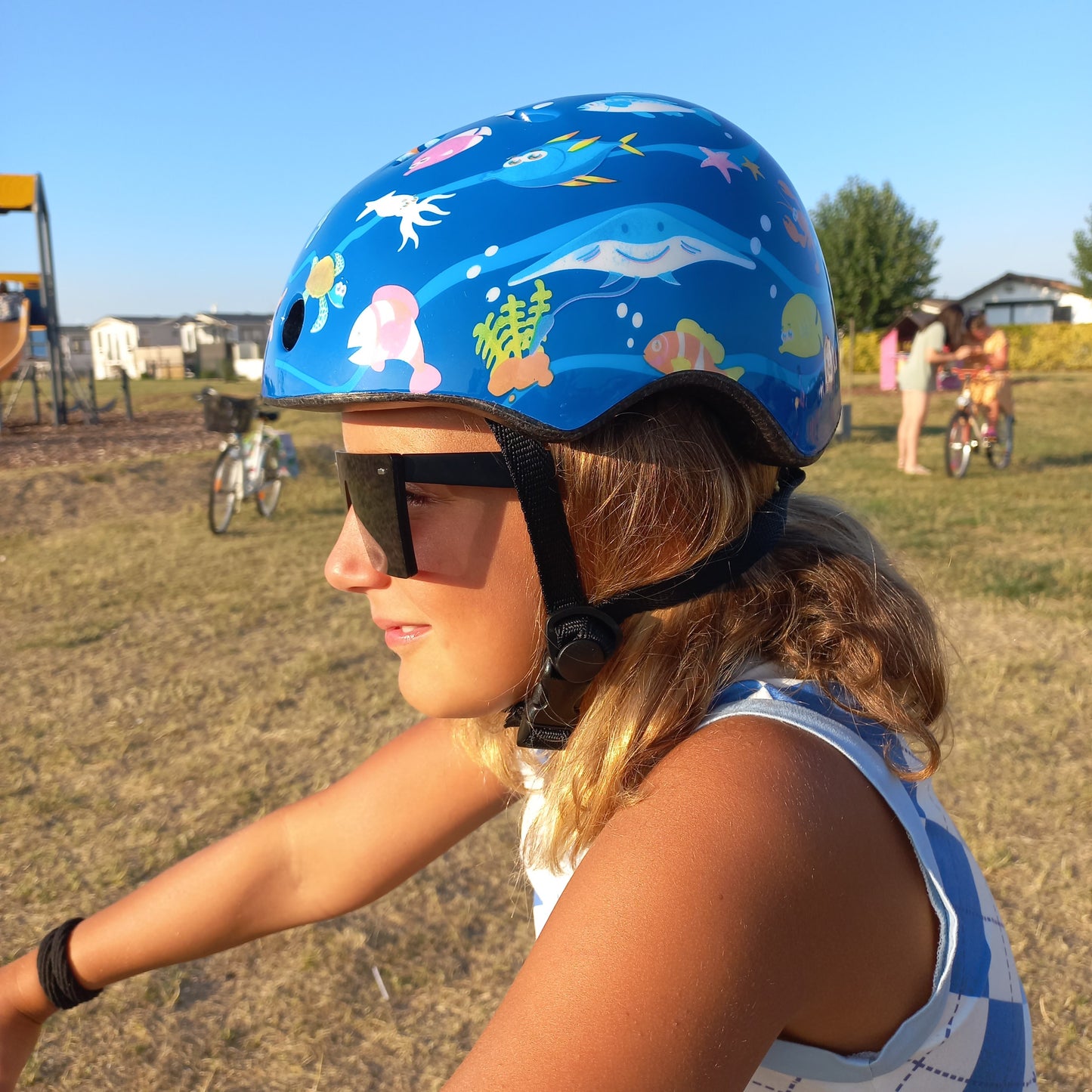 Child's bicycle helmet - Size 48/55 cm - Blue