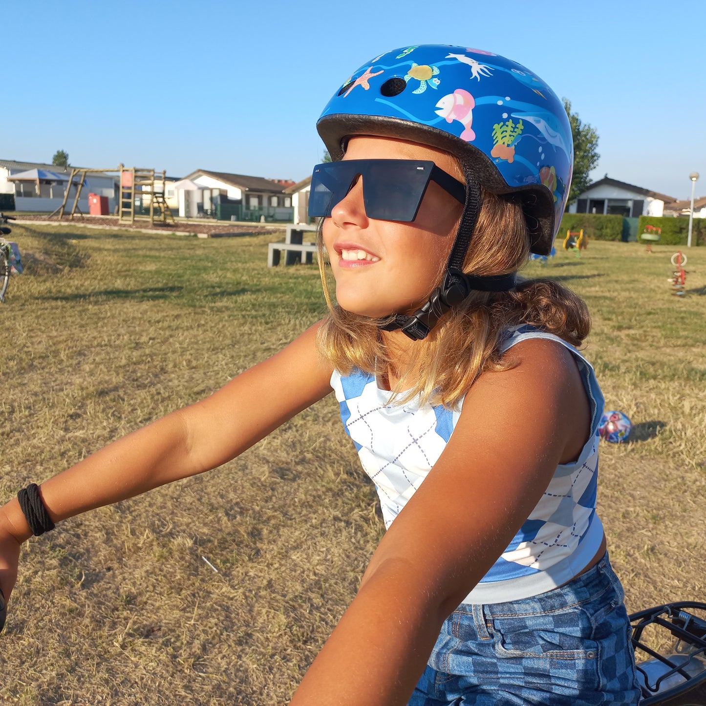 Child's bicycle helmet - Size 48/55 cm - Blue