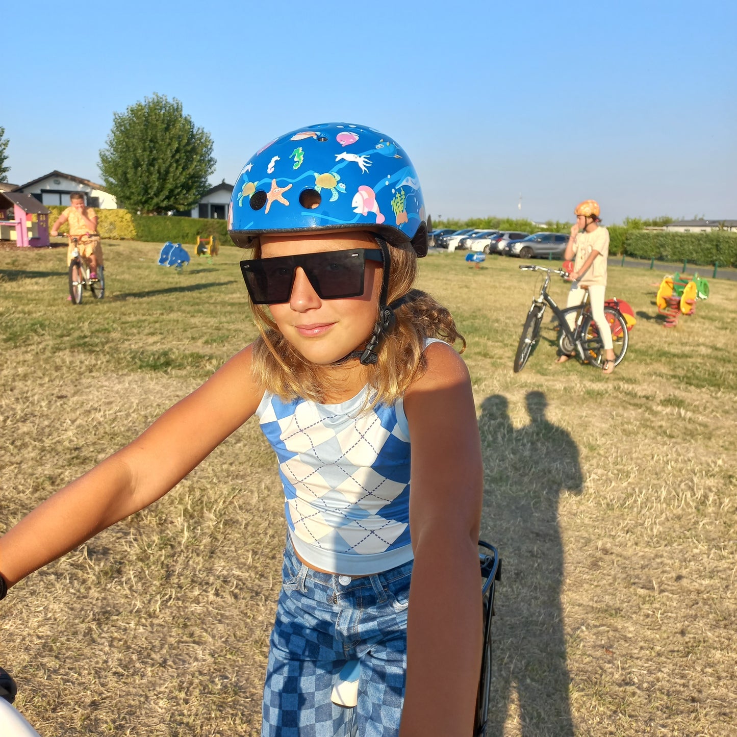 Child's bicycle helmet - Size 48/55 cm - Blue