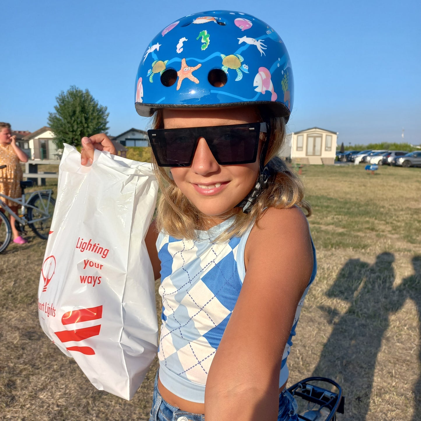 Child's bicycle helmet - Size 48/55 cm - Blue