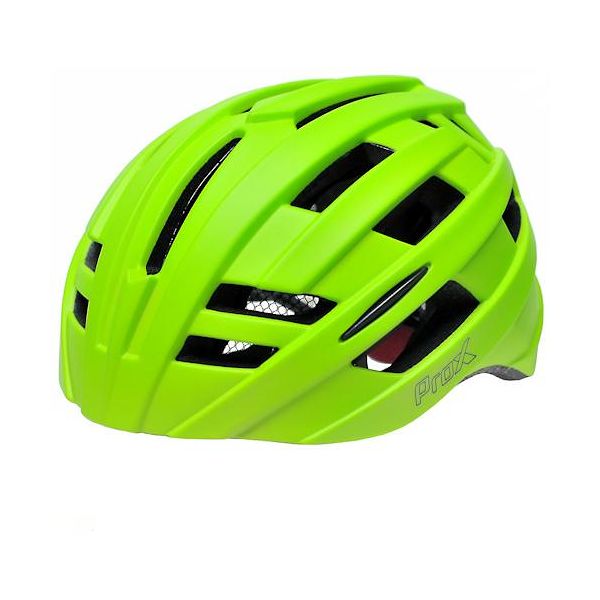 Fietshelm Matt Flashy geel groen Prox