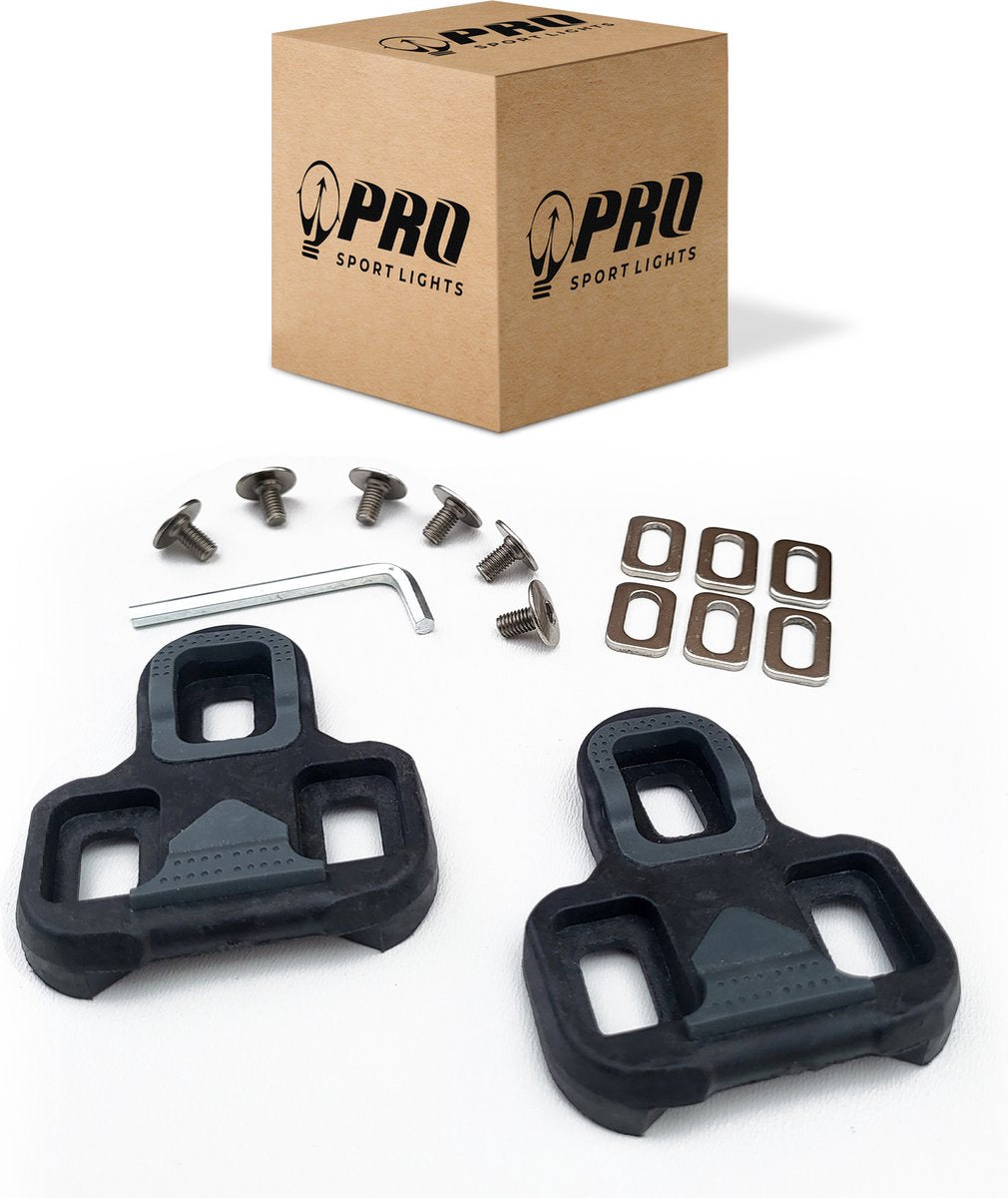 Schoenplaatjes Pro Sport Lights Look Keo - 4.5° - Zwart Race Grip Cleats - Anti Slip