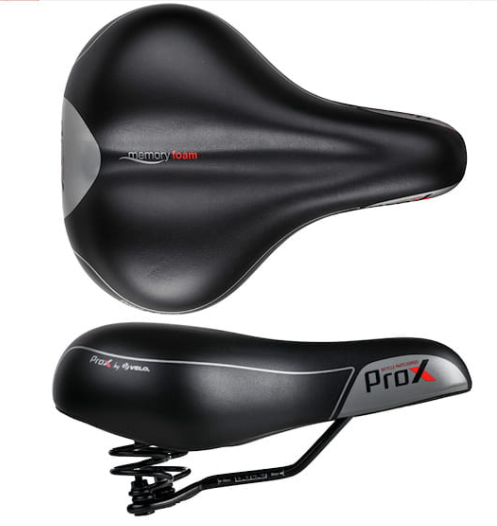 ProX Fietszadel Dames/Heren - Memory Foam - Zadelveer