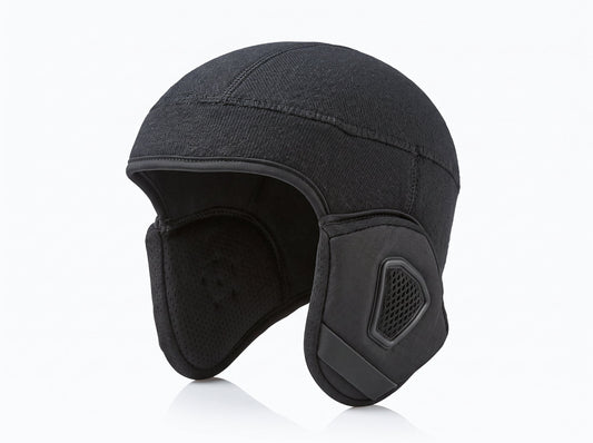 Pro Sport Lights Winter Kit: zwarte helmmuts met oorwarmers voor ClearView en Signal