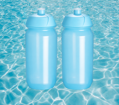 2 x Bidon Pro Sport Lights - 500 ml - Transparant Blauw Kopen Online