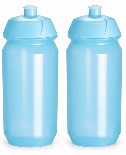 2 x Bidon Pro Sport Lights - 500 ml - Transparant Blauw Kopen Online