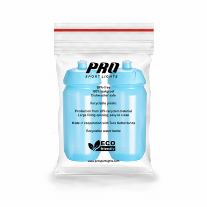 2 x Bidon Pro Sport Lights - 500 ml - Transparant Blauw Kopen Online