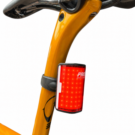 Luce posteriore bici LED 250 Lumen con batteria ricaricabile USB