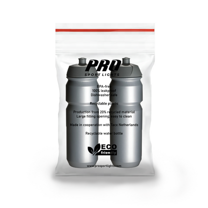 2 Pro Sport Lights -juomapulloa 750 ml – hopea