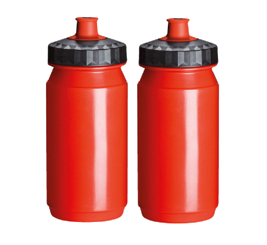 Bidons 2x 550 ml Rood Zwart Drinkbussen Waterfles Fiets Kopen Online