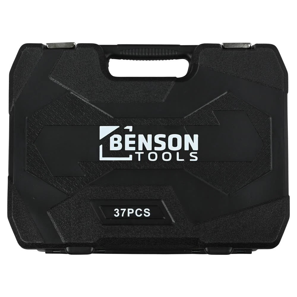 Doppenset Gereedschapskoffer 37-delig Complete Gereedschapset Kopen Online