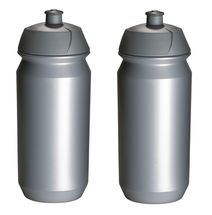 2 Pro Sport Lights -juomapulloa 500 ml – hopea