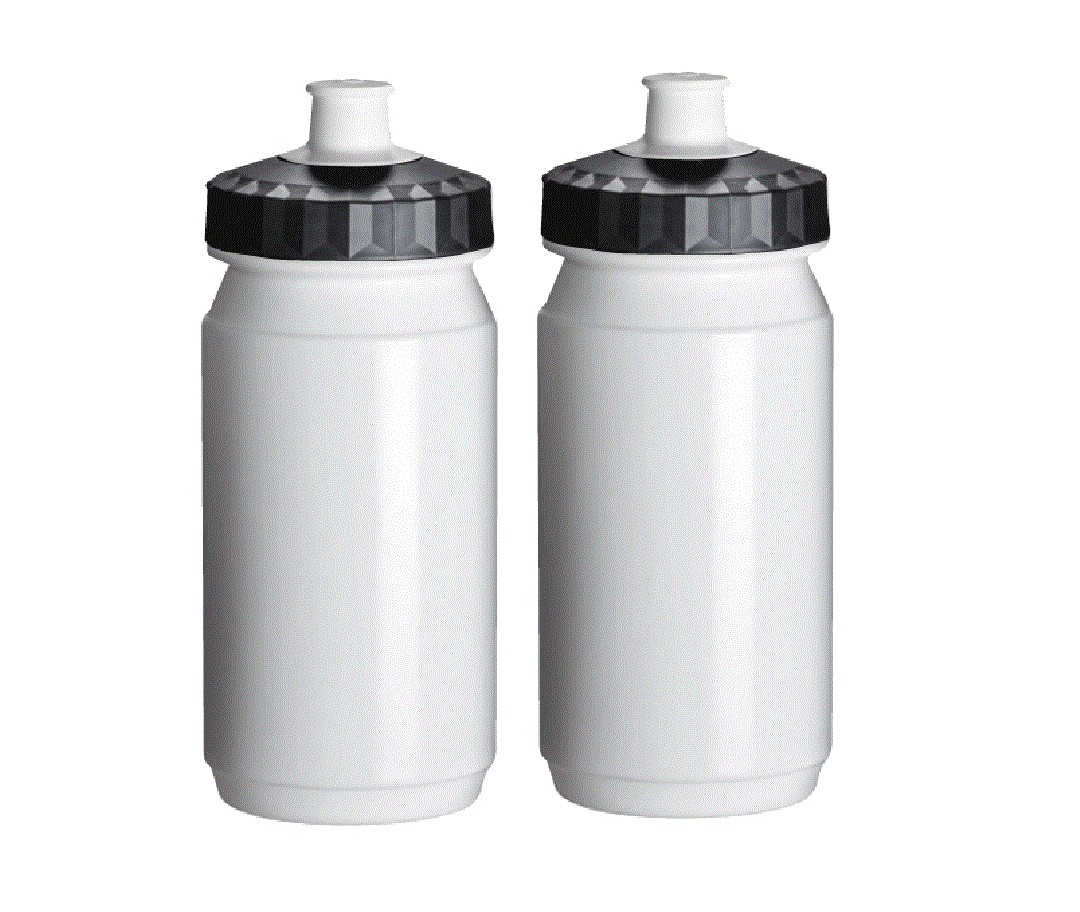 Drinkbus 2x 550 ml Bidons Wit Zwart Waterfles Fiets Kopen Online