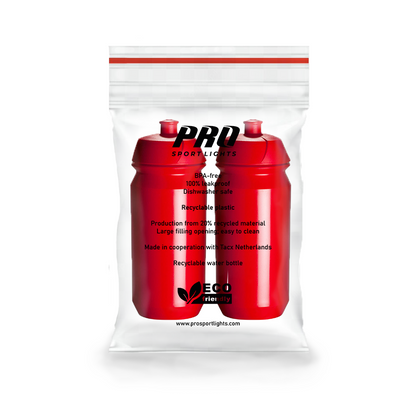 2 Pro Sport Lights -juomapulloa 500 ml – punainen