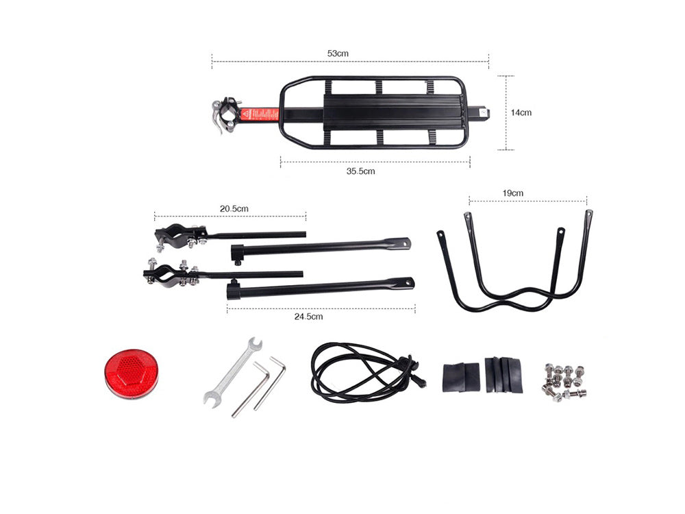 Bagagedrager Fiets Zwart ProX Mountainbike/Stadsfiets - Tot 30 KG