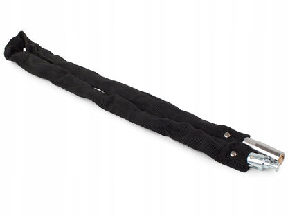 Polkupyörän ketjulukko – musta, 80 cm, 2 avainta