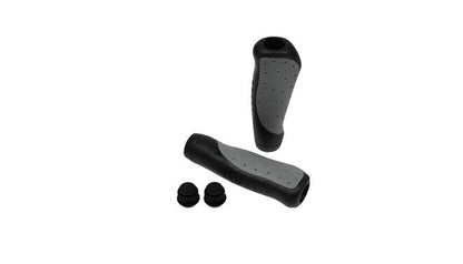 Benson Comfort -ohjaustangon kädensijat – musta/harmaa, 135 mm