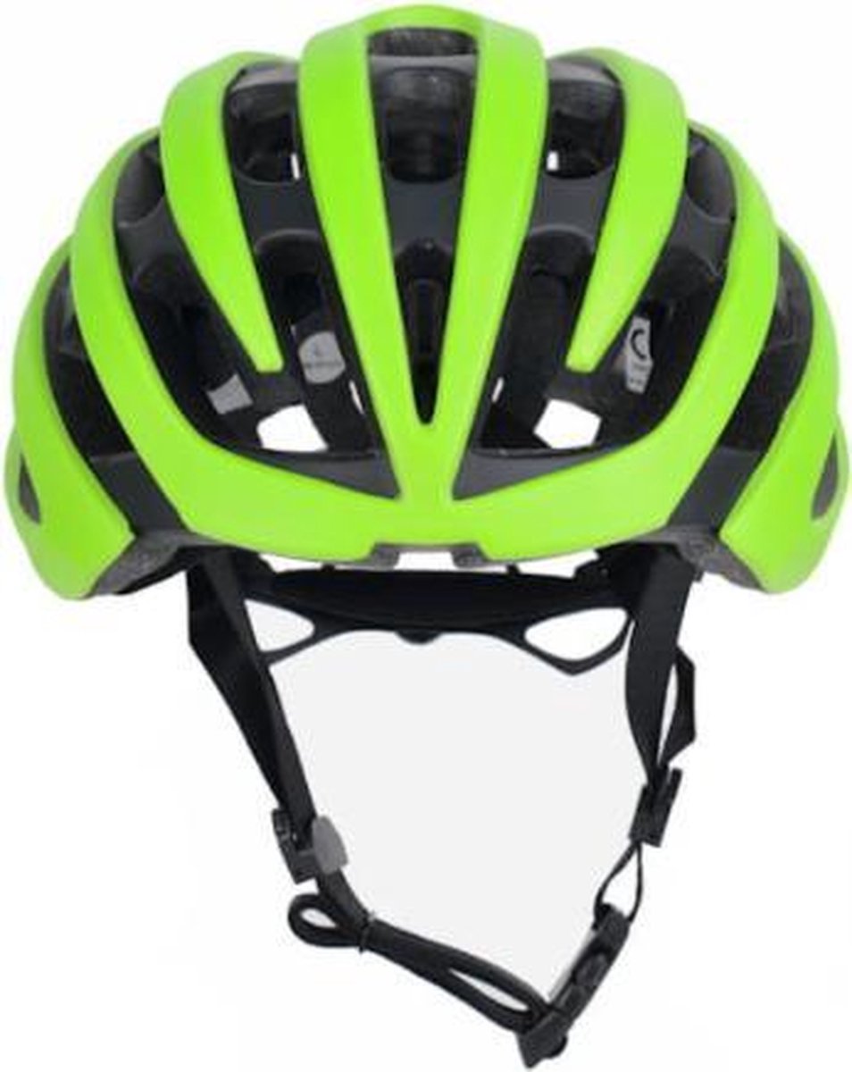 Fietshelm ProX volwassenen race - Fluo Geel road helmet