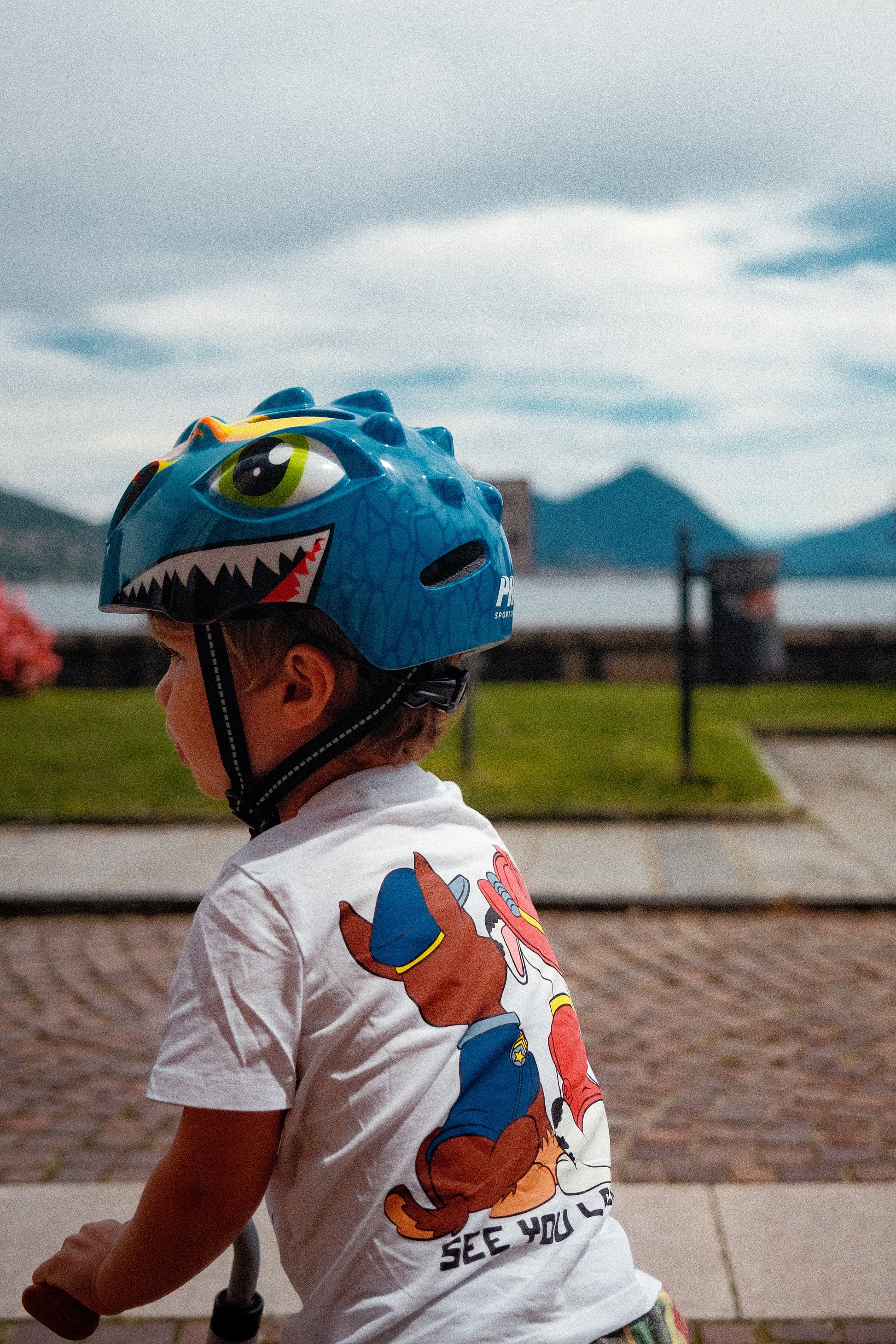 Fietshelm Kind Helm Kinderen - Kinderhelm Dino XS 46 51cm KOPEN ONLINE