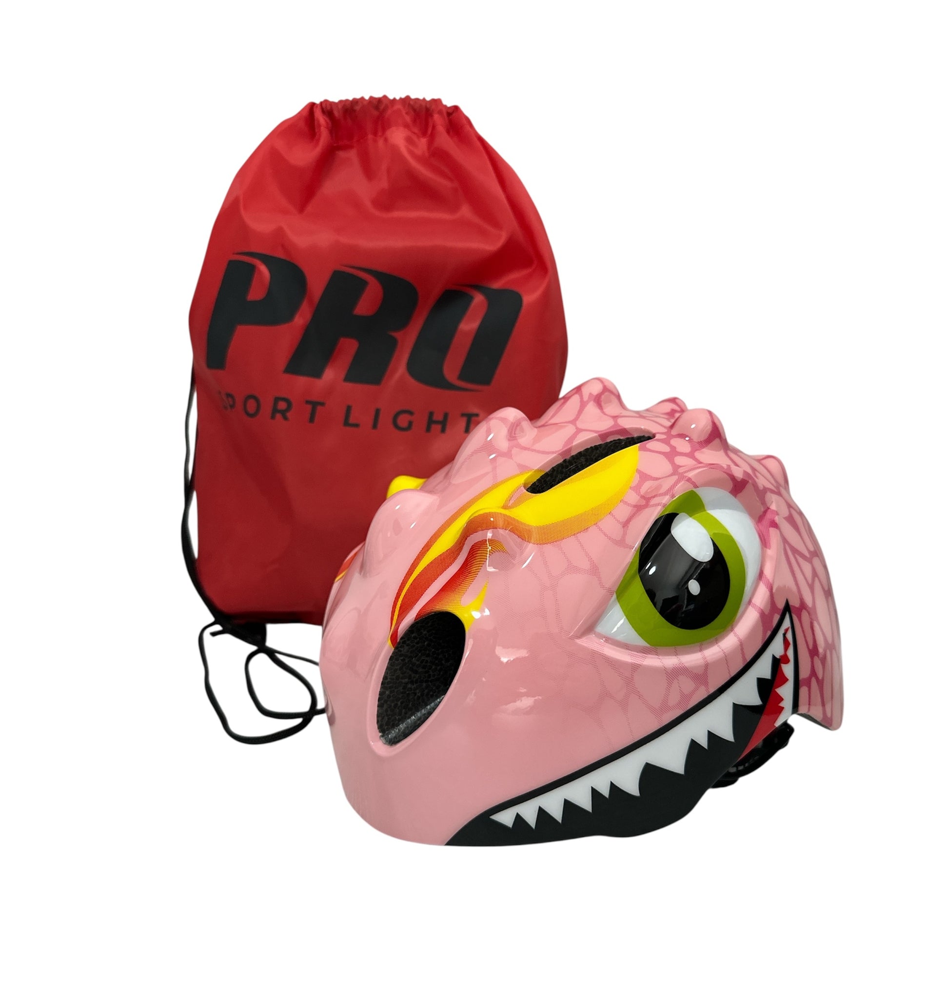 Fietshelm Kind Meisjes Roze Helm Kinderen - Kinderhelm Dino XS 46/51cm Kopen Online