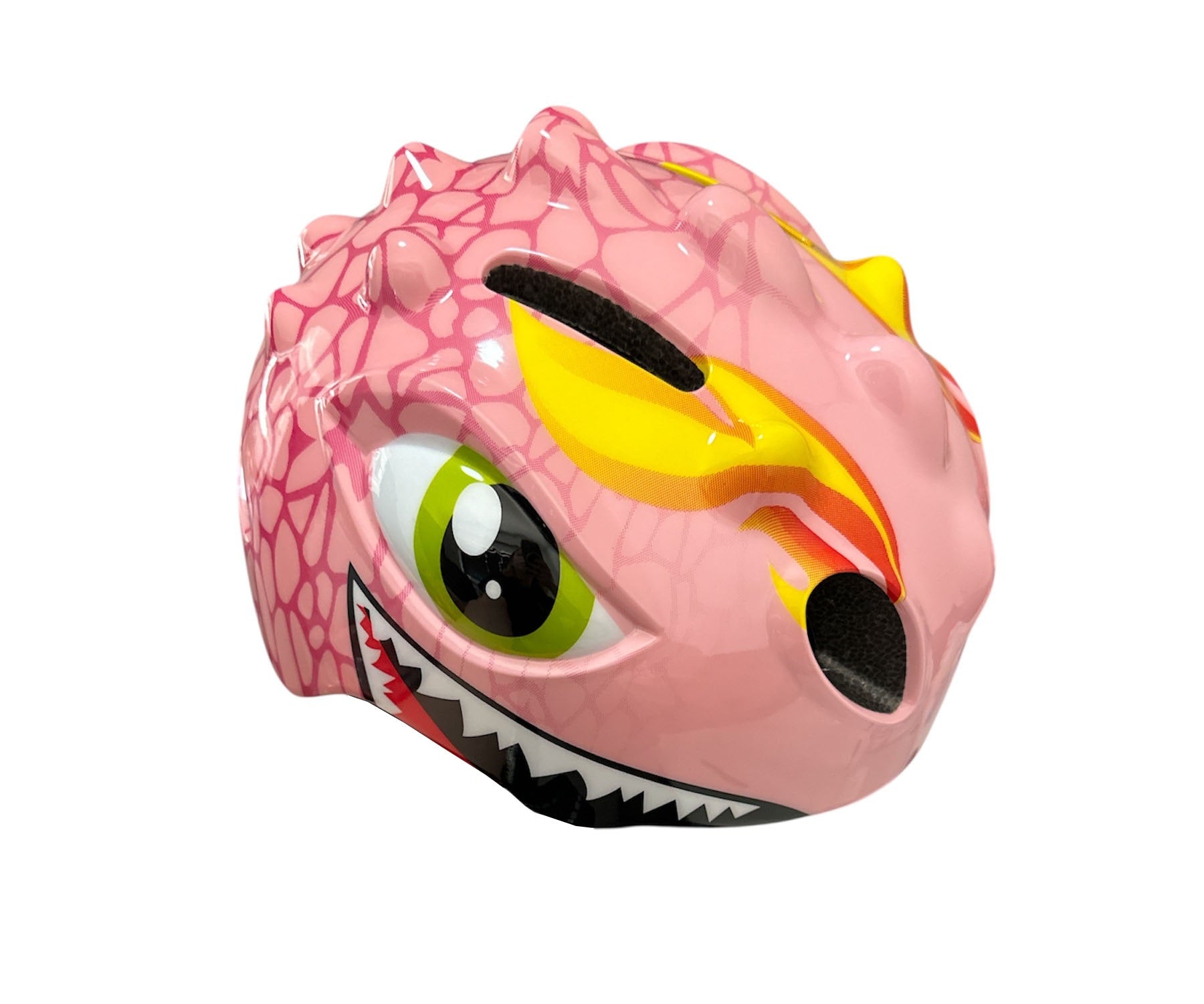 Fietshelm Kind Meisjes Roze Helm Kinderen - Kinderhelm Dino XS 46/51cm Kopen Online