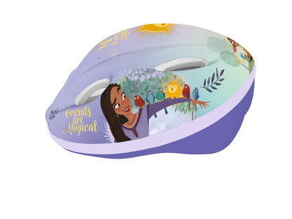 Disney Wish -lasten pyöräilykypärä – violetti, 52–56 cm