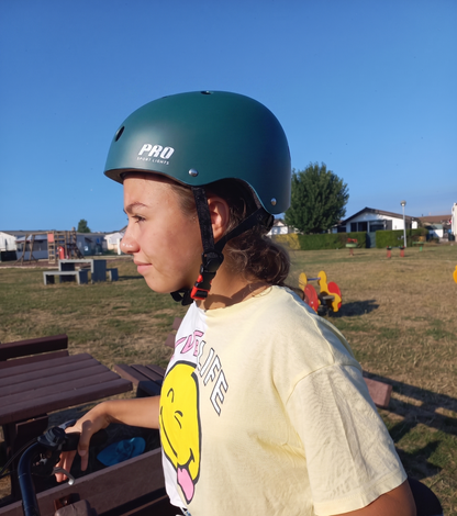 Fietshelm Pro Sport Lights Kinderen Skate - Army Green Kopen Online