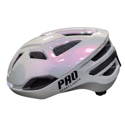 Fietshelm met Richtingsaanwijzers Metallic LED Verlichting Slimme Helm Fiets E-step Kopen Online