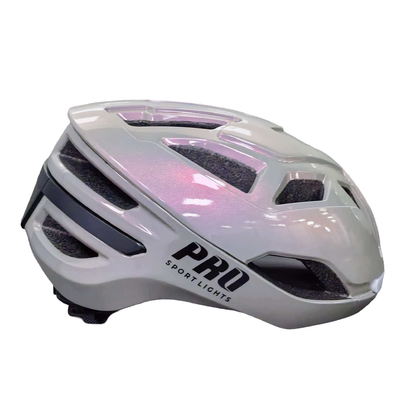 Fietshelm met Richtingsaanwijzers Metallic LED Verlichting Slimme Helm Fiets E-step Kopen Online