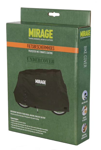 Mirage Undercover -polkupyörän suojapeite – musta