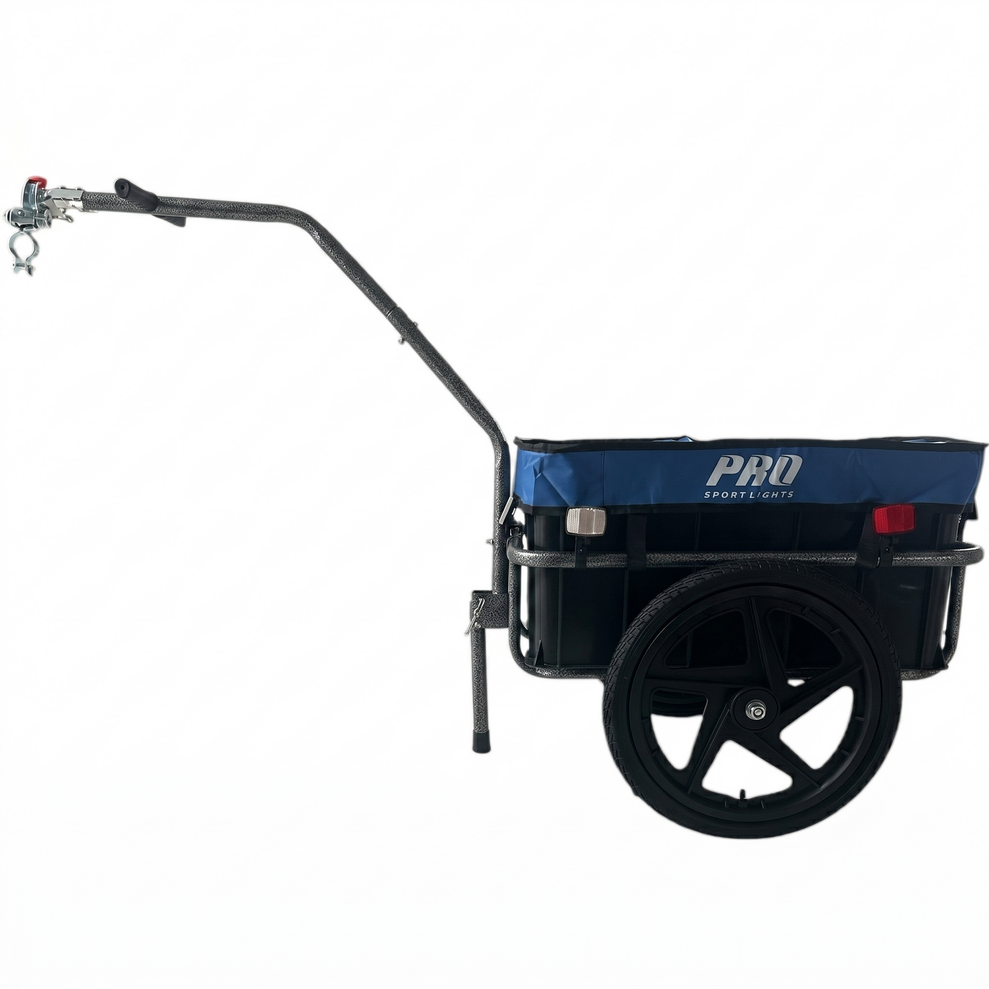 Fietskar Blauw Transport Bagage Aanhanger Fiets Met Krat 70L Reflectoren Kopen Online