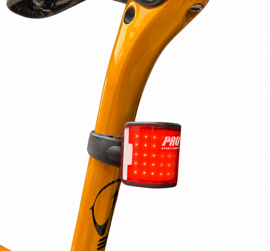Luce posteriore bici LED 125 Lumen con batteria ricaricabile USB