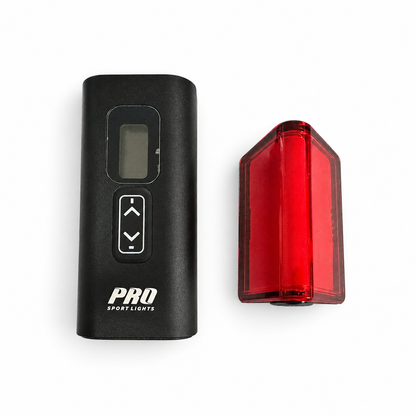 Set luci bici USB ricaricabili 2200 + 300 Lumen
