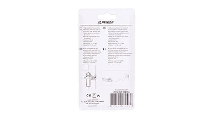 USB-ladattava COB-takavalo – 80 lm, punainen