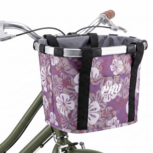 Fietsmand Vooraan 16 Liter Dames Meisjes Bloemen Fiets Mandje Stadsfiets Afneembaar Kopen Online