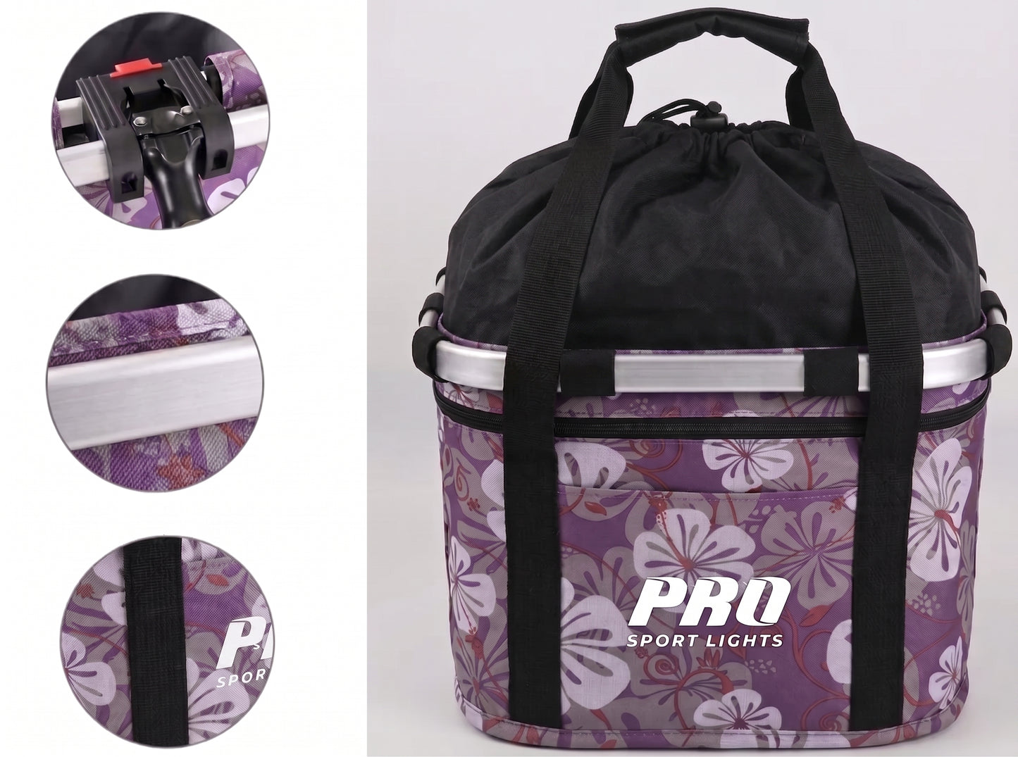 Fietsmand Vooraan 16 Liter Dames Meisjes Bloemen Fiets Mandje Stadsfiets Afneembaar Kopen Online