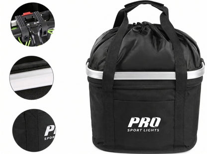 Pro Sport Lights irrotettava etukori – musta, 16 l